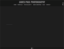 Tablet Screenshot of jamespaulphotography.co.uk